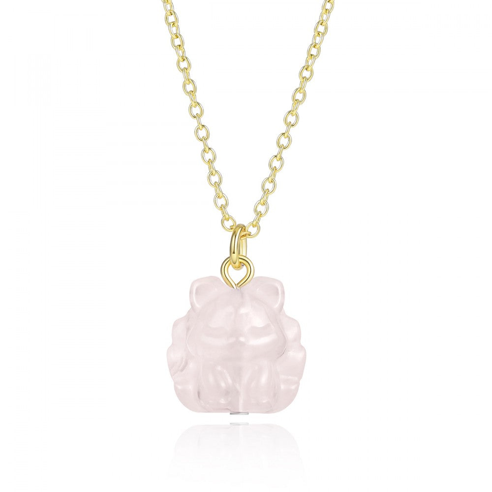 Collar de Aleación Bañado en Oro con Cristal Emporia® Blanco