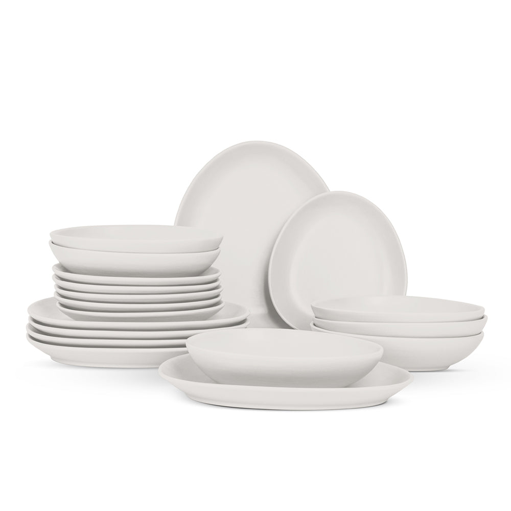 Berlinger Haus Vajilla de 18 platos, coler crema mate