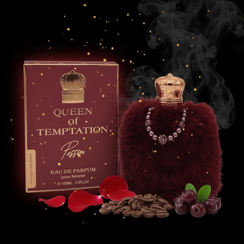 " Queen of Temptation Passion" EDP 100ml, fragancia floral ambarada