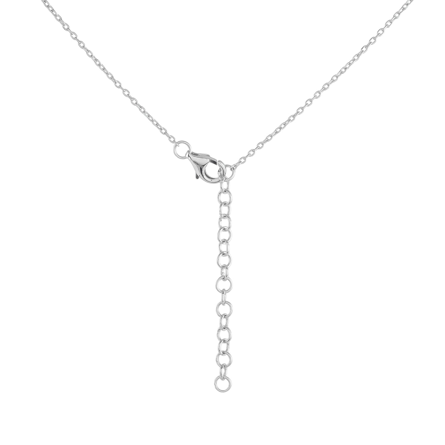 Collar de Plata con Rubí de Tailandia