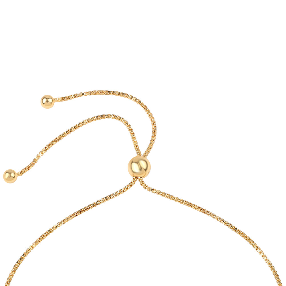 Pulsera de Plata Bañada en Oro con Lolita