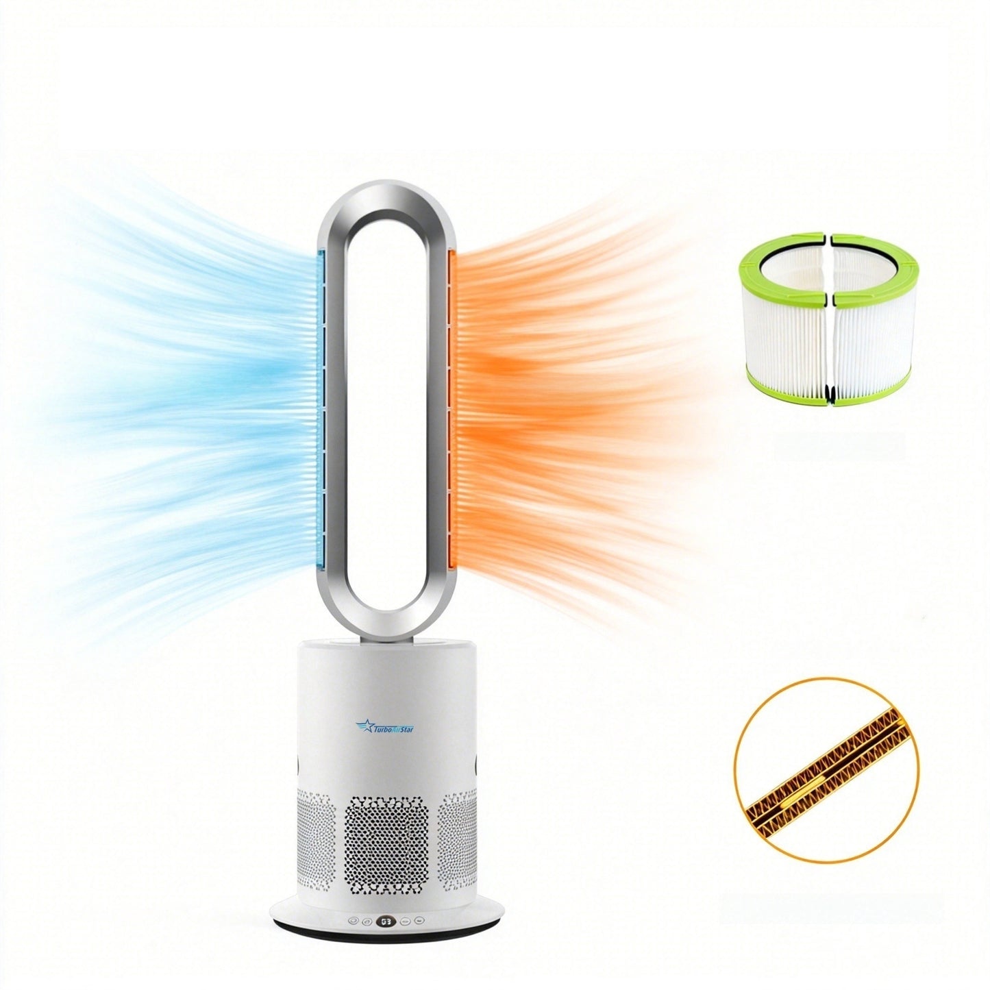 Purificador de aire Turbo Air Star con aire frío o caliente