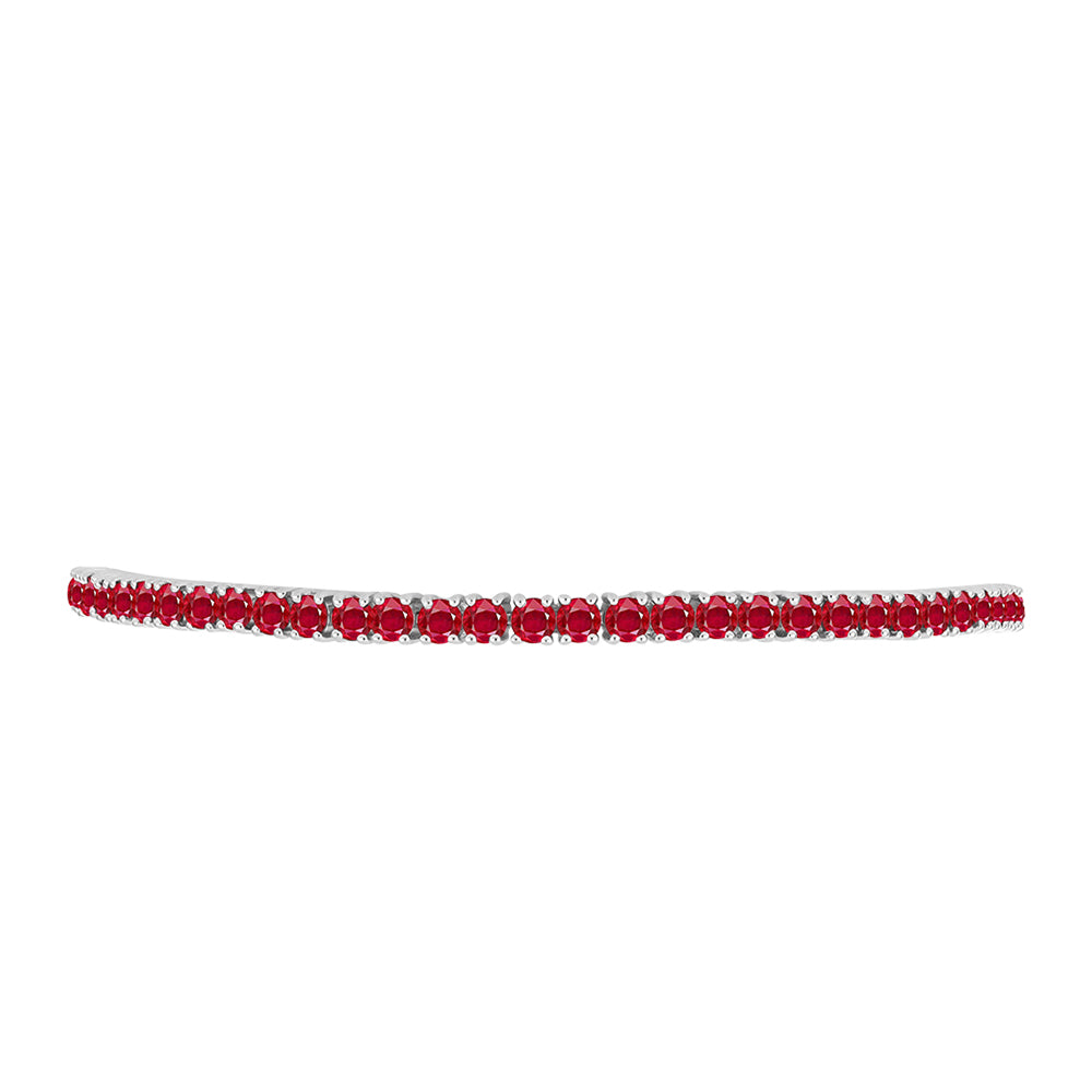 Pulsera de Plata con Ágata Roja
