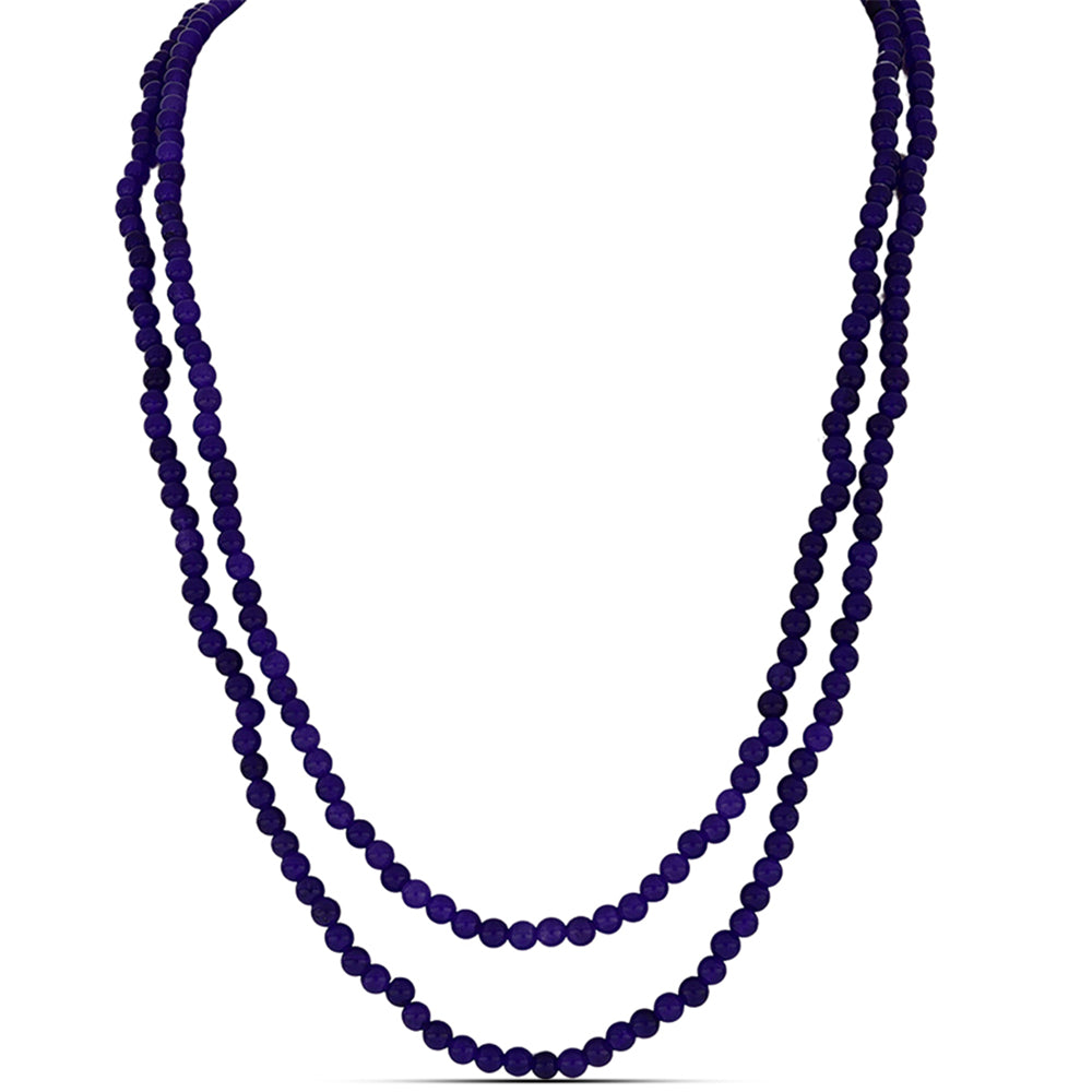 Collar Pepita con Jade Púrpura