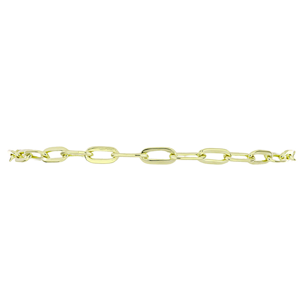 Pulsera de Plata Bañada en Oro