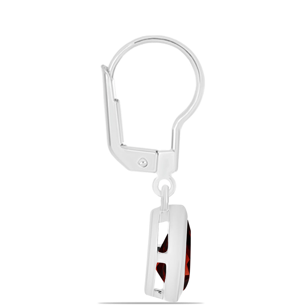 Pendientes de Plata con Granate Barton