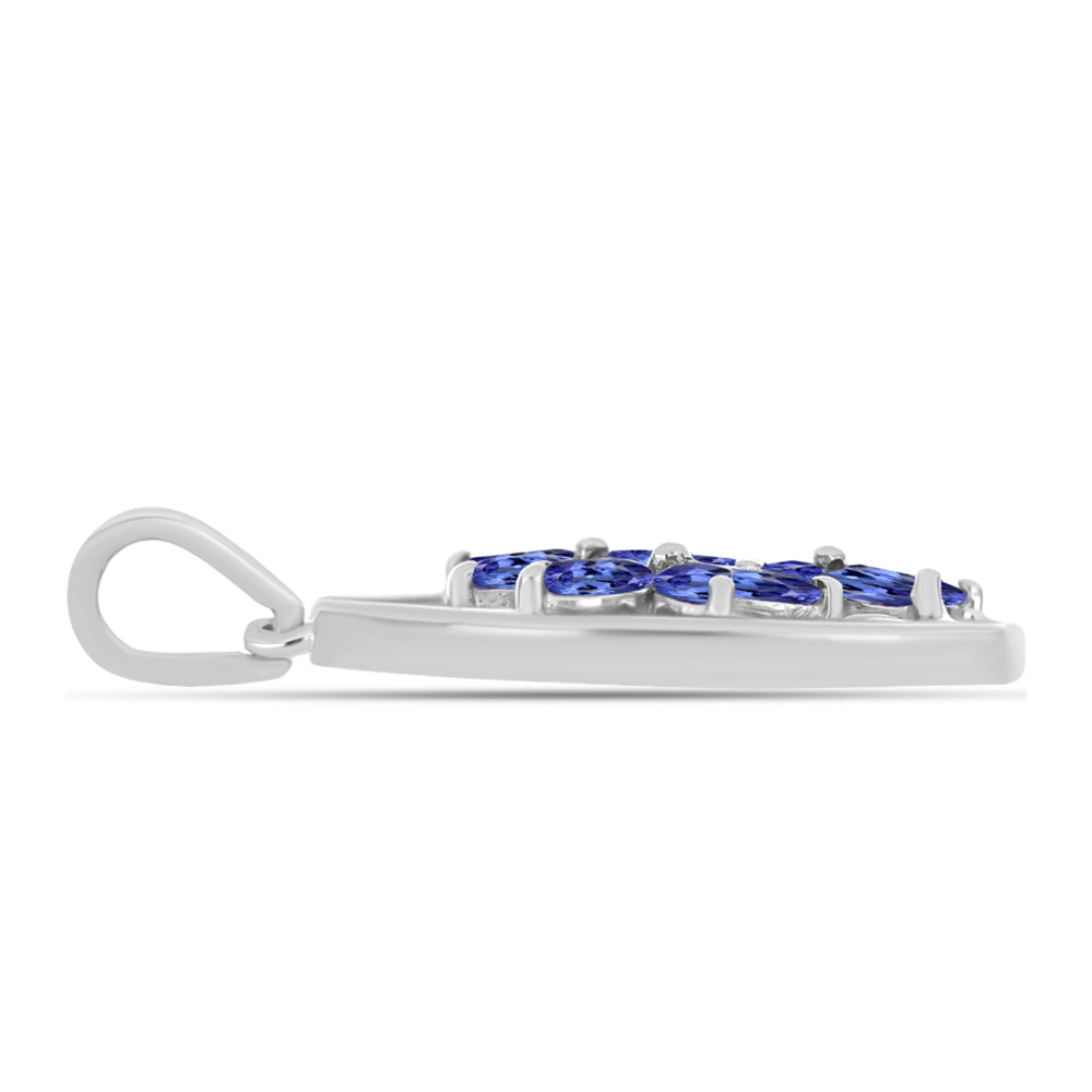 Colgante de Plata con Tanzanita AAA