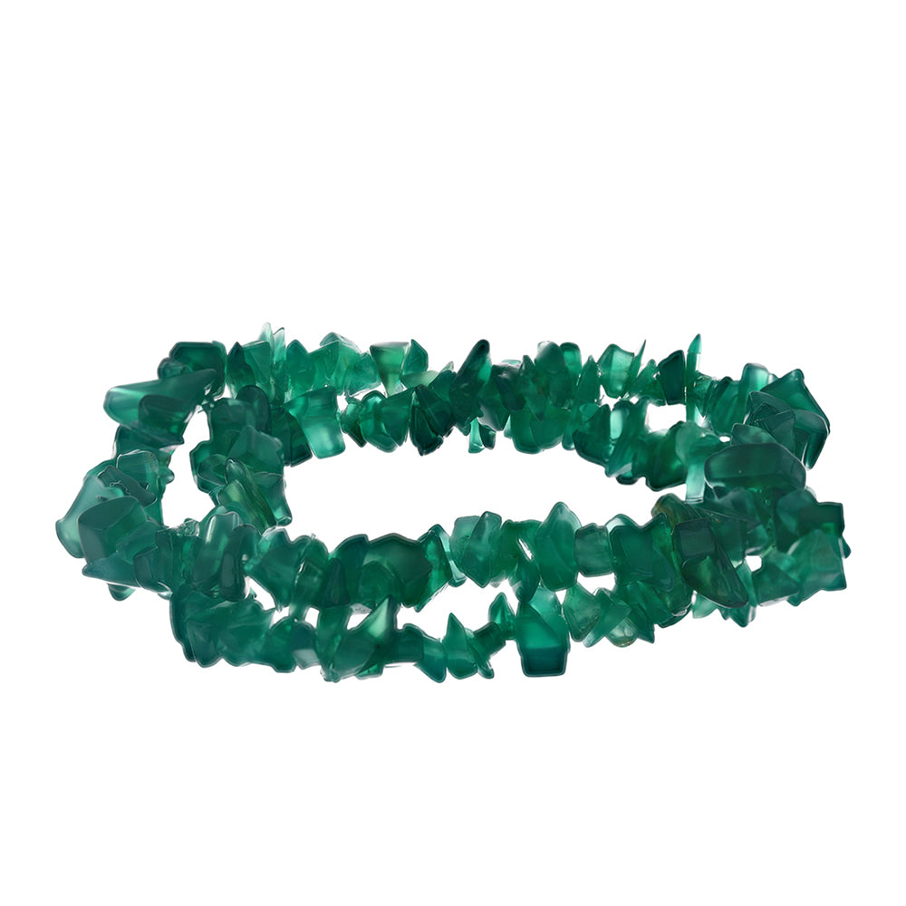 Conjunto Pepita con Ágata Verde ( Collar +Pulsera )
