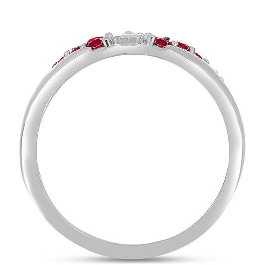 Anillo de Plata con Rubí de Madagascar
