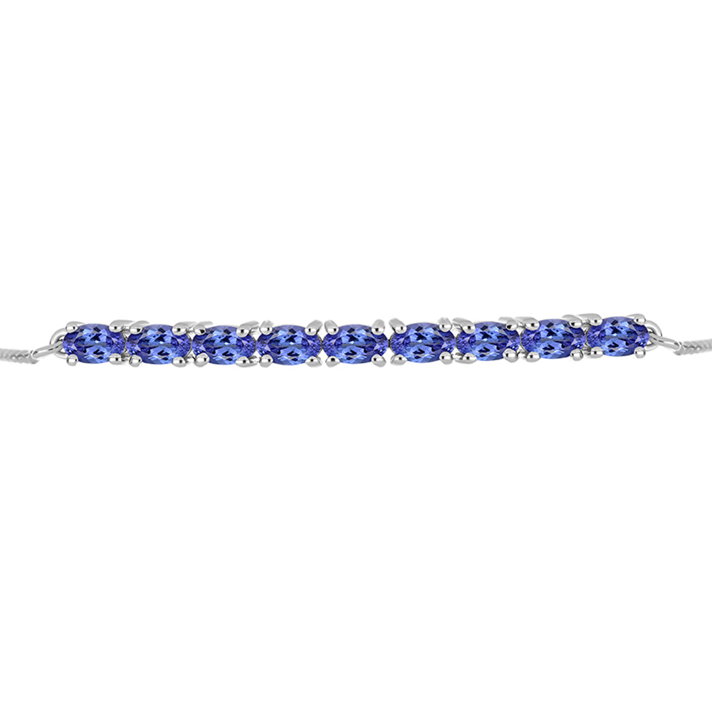 Pulsera de Plata con Tanzanita