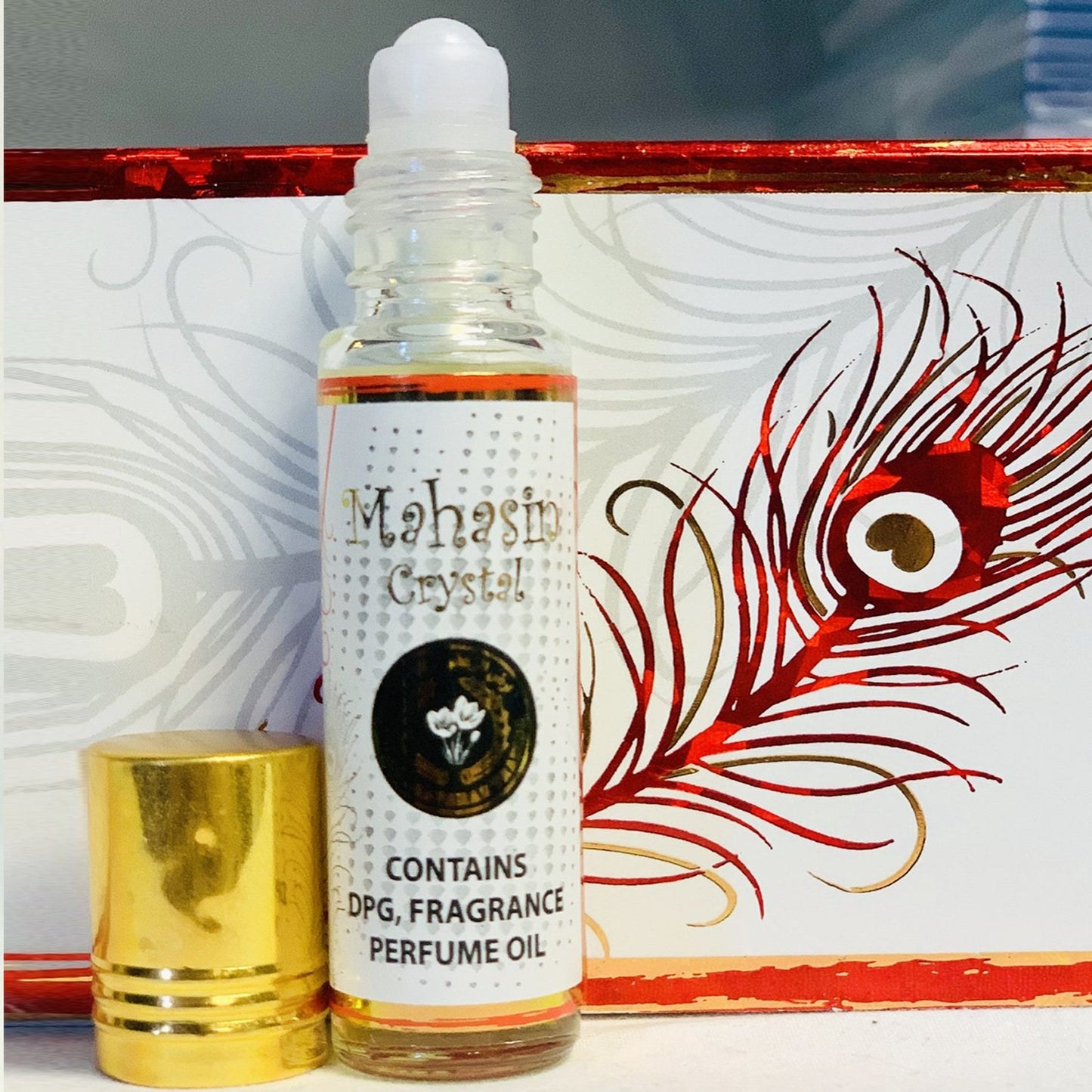 10 ml de Aceite de Perfume Mahasin Crystal Fragancia Dulce Floral para Mujeres