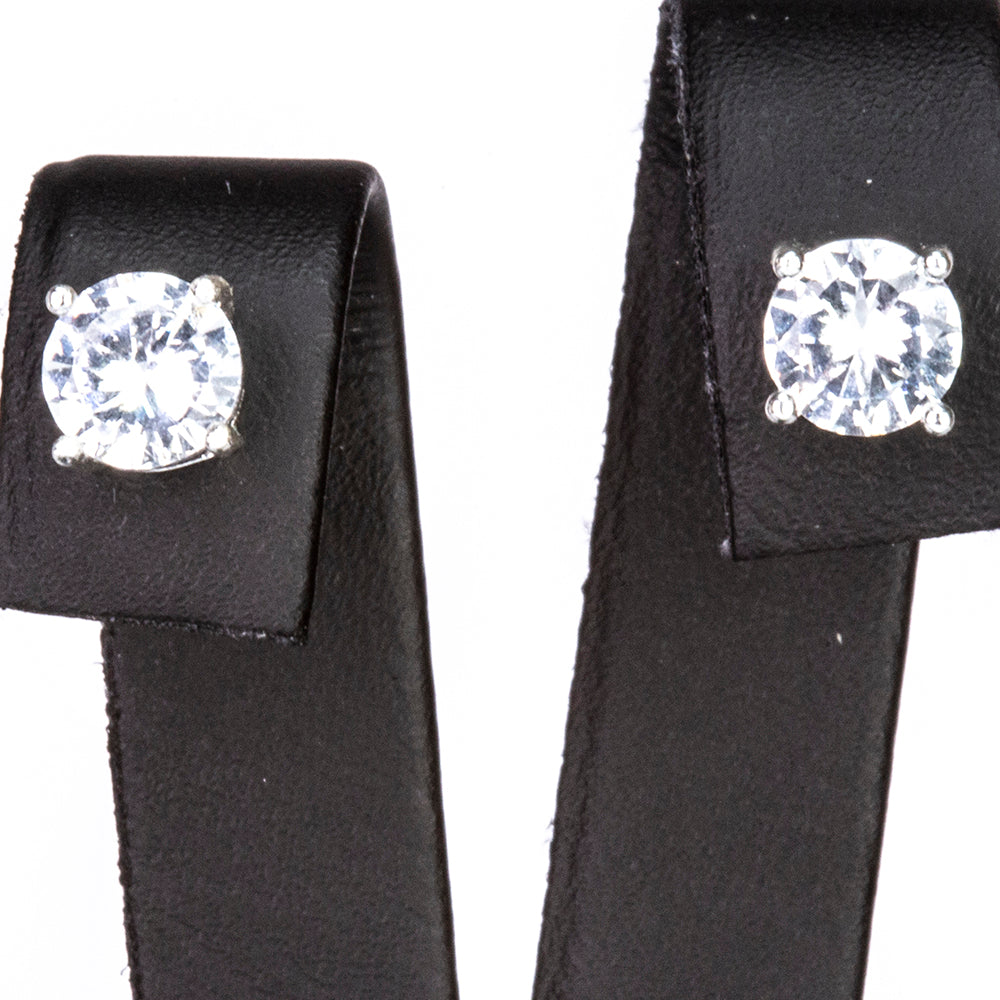 Conjunto de Aleación Bañado en Oro con Cristal Emporia® Blanco ( Pendientes )