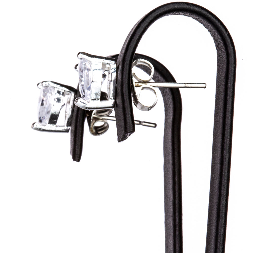 Conjunto de Aleación Bañado en Oro con Cristal Emporia® Blanco ( Pendientes ) 8 