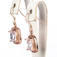 Conjunto de Aleación Bañado en Oro con Cristal Emporia® Blanco ( Collar +Pendientes +Anillo )