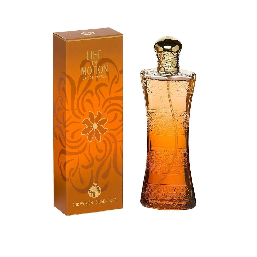 100 ml agua de perfume Life in Motion fragancia oriental para mujeres