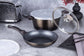 Batería de cocina de 5 piezas Berlinger Haus en la línea métalica brillante en negro