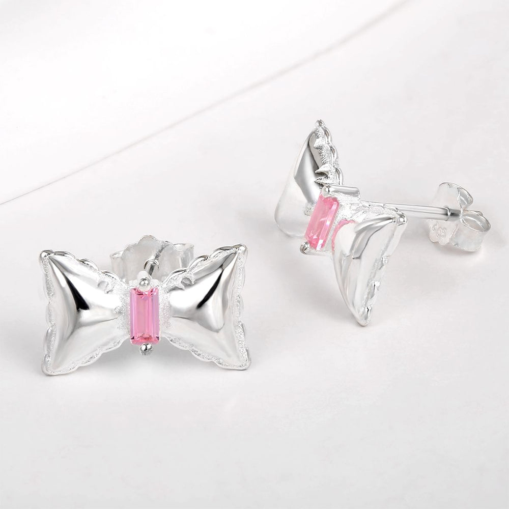 Pendientes de Aleación Bañado en Oro con Cristal Emporia® Rojo 1 