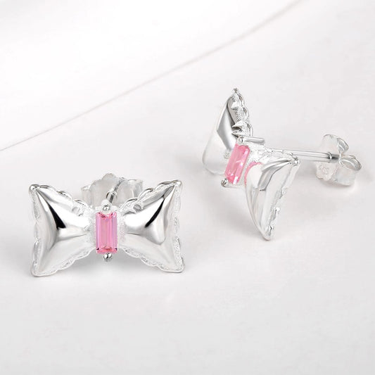 Pendientes de Aleación Bañado en Oro con Cristal Emporia® Rojo
