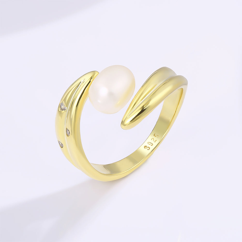 Anillo de Aleación Bañado en Oro 1 