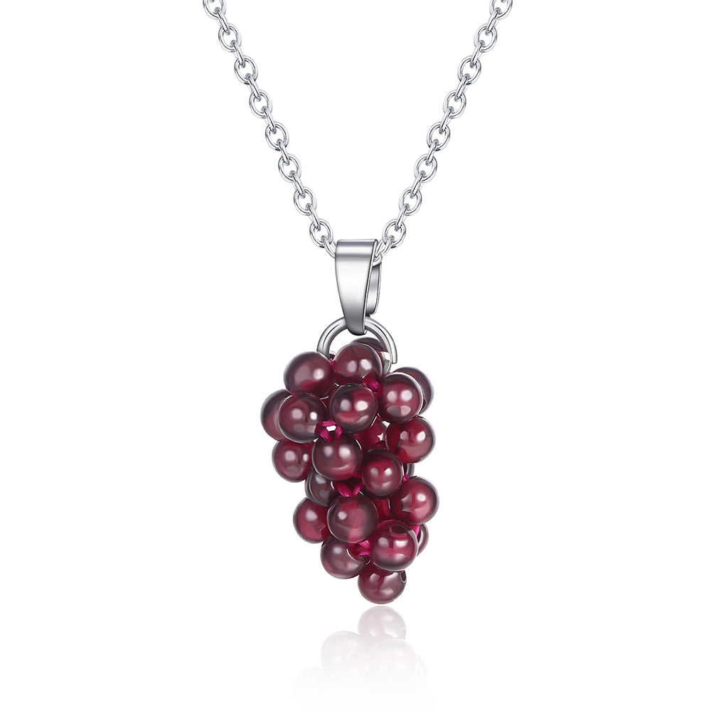 Collar de Aleación Bañado en Oro con Cristal Emporia® Rojo 1 
