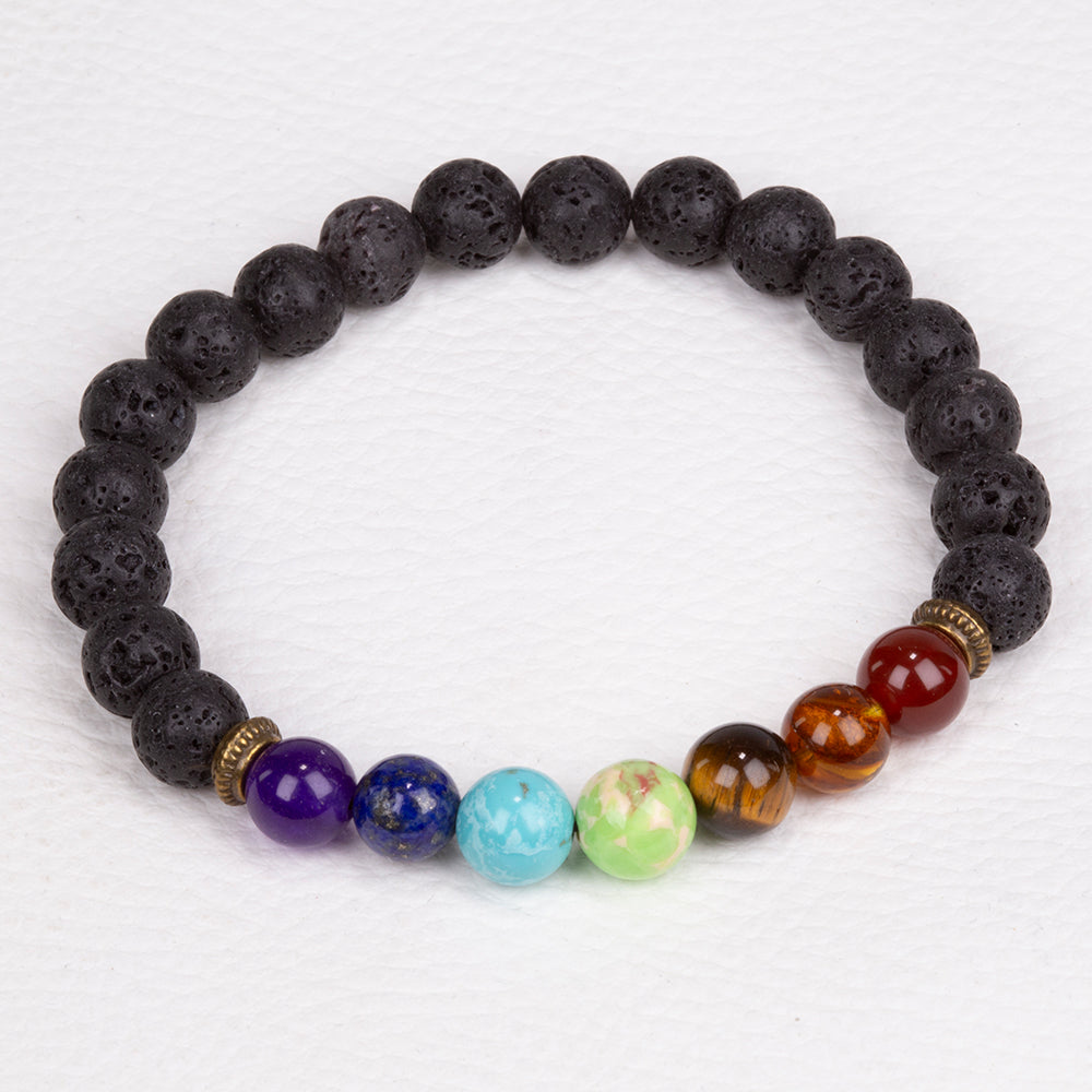 Pulsera Pepita con Ágata Roja y Ojo de Tigre