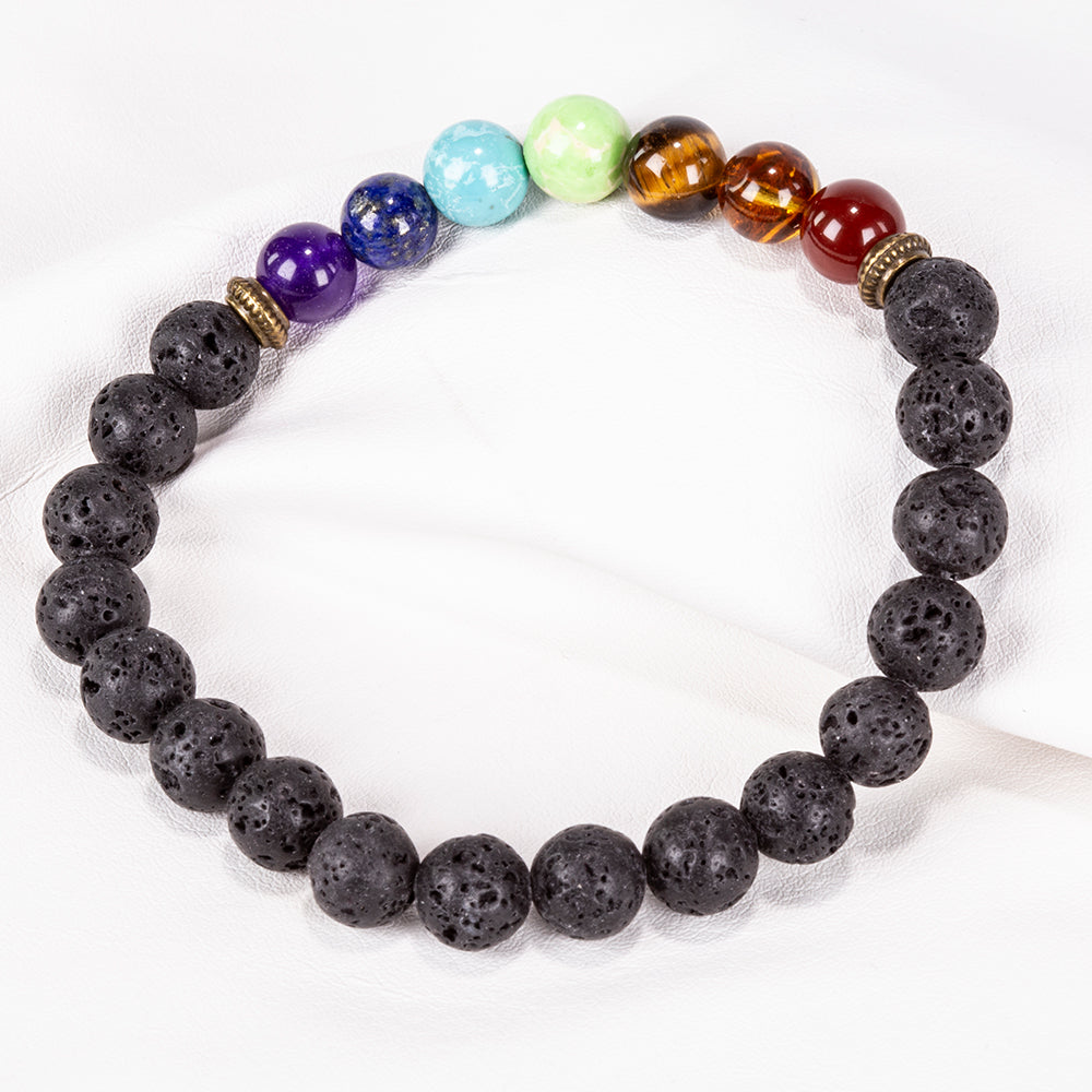 Pulsera Pepita con Ágata Roja y Ojo de Tigre
