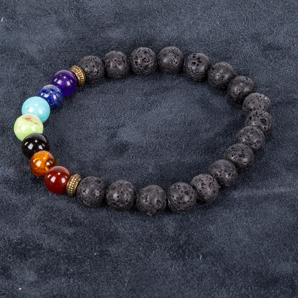 Pulsera Pepita con Ágata Roja y Ojo de Tigre 7 