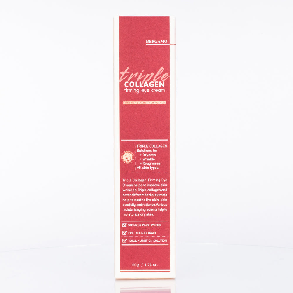 Crema para el contorno de ojos de firmeza de triple colágeno BERGAMO