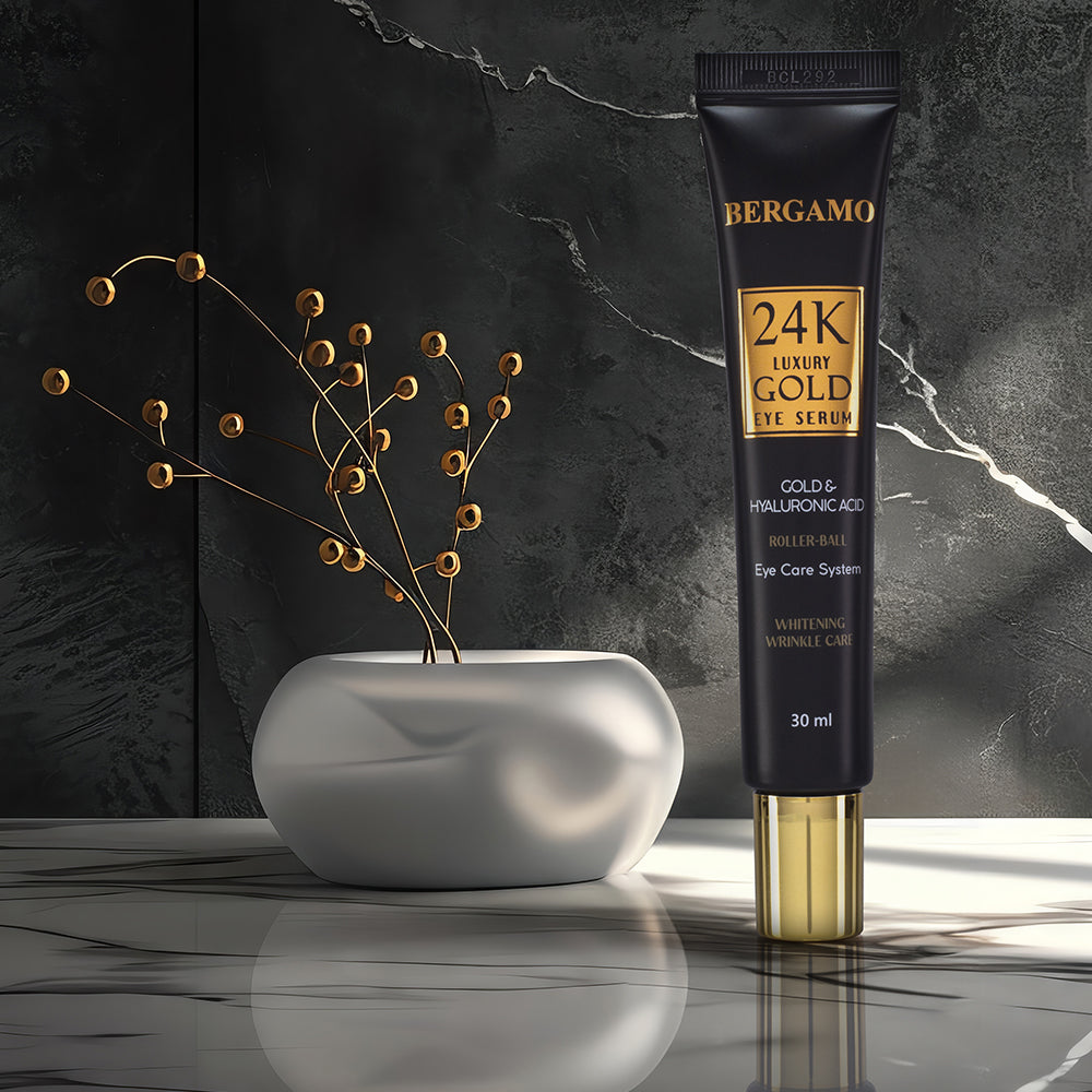 Sérum de parael contorno de ojos Bergamo 24K luxury gold 1 