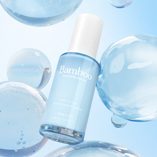 Sérum facial calmante 5 en 1 con ácido hialurónico de BERGAMO Bamboo – 50 ml