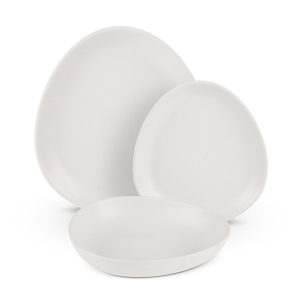 Berlinger Haus Vajilla de 18 platos, coler crema mate