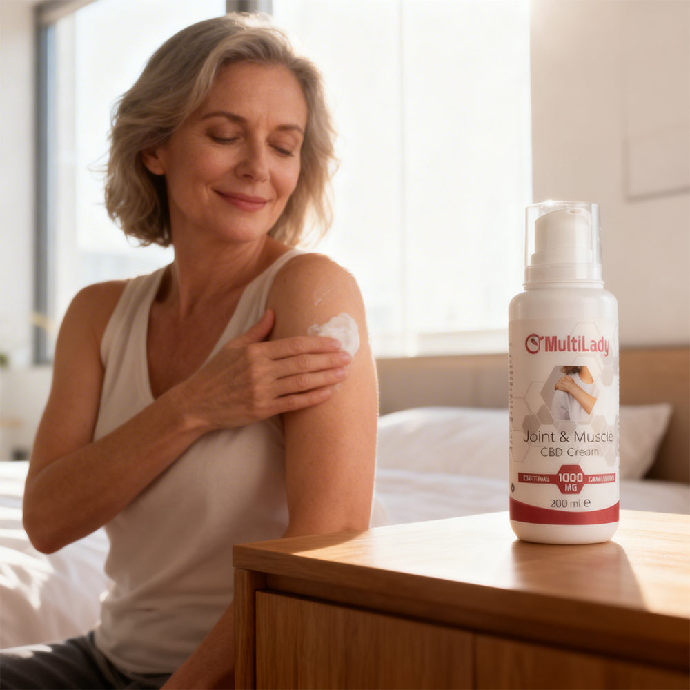Crema para articulaciones y músculos MultiLady CBD 1000 mg – 200 ml