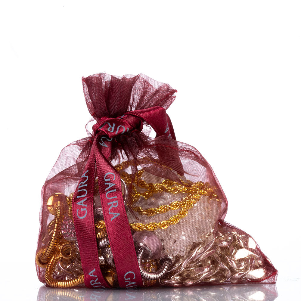 Emporia bolsa para joyas con efecto satinado de regalo 1 