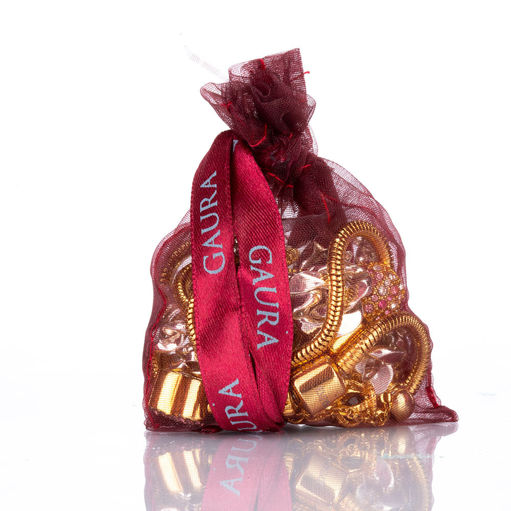Emporia bolsa para joyas con efecto satinado de regalo 4 