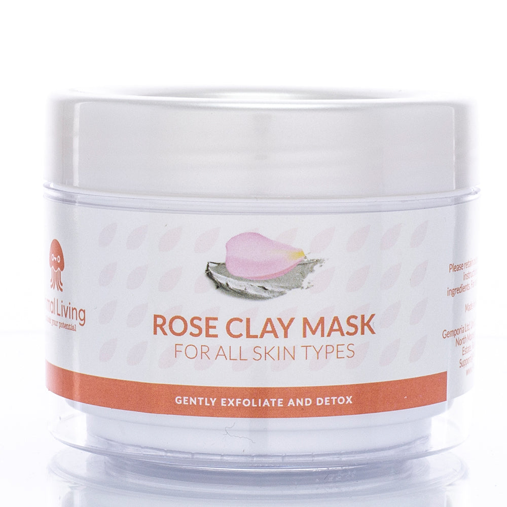 TUBO DE MASCARILLA DE ARCILLA NATURAL - ROSA ( 100ML)