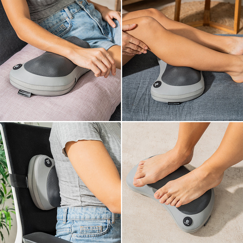 Masajeador corporal shiatsu, compacto y recargable