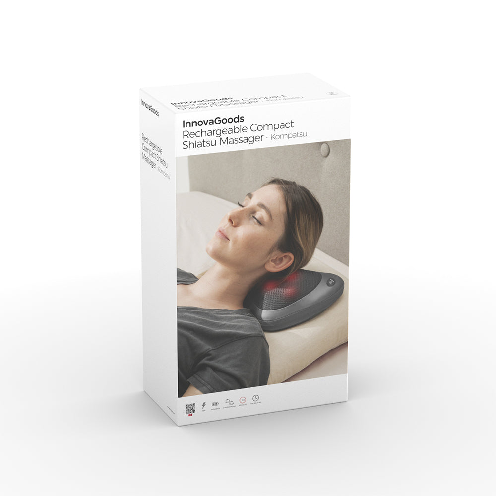 Masajeador corporal shiatsu, compacto y recargable 9 