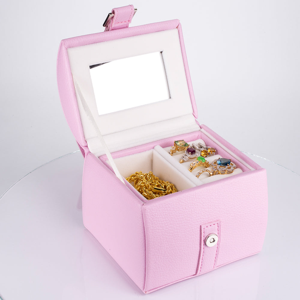 Joyero con Espejo, Rosa