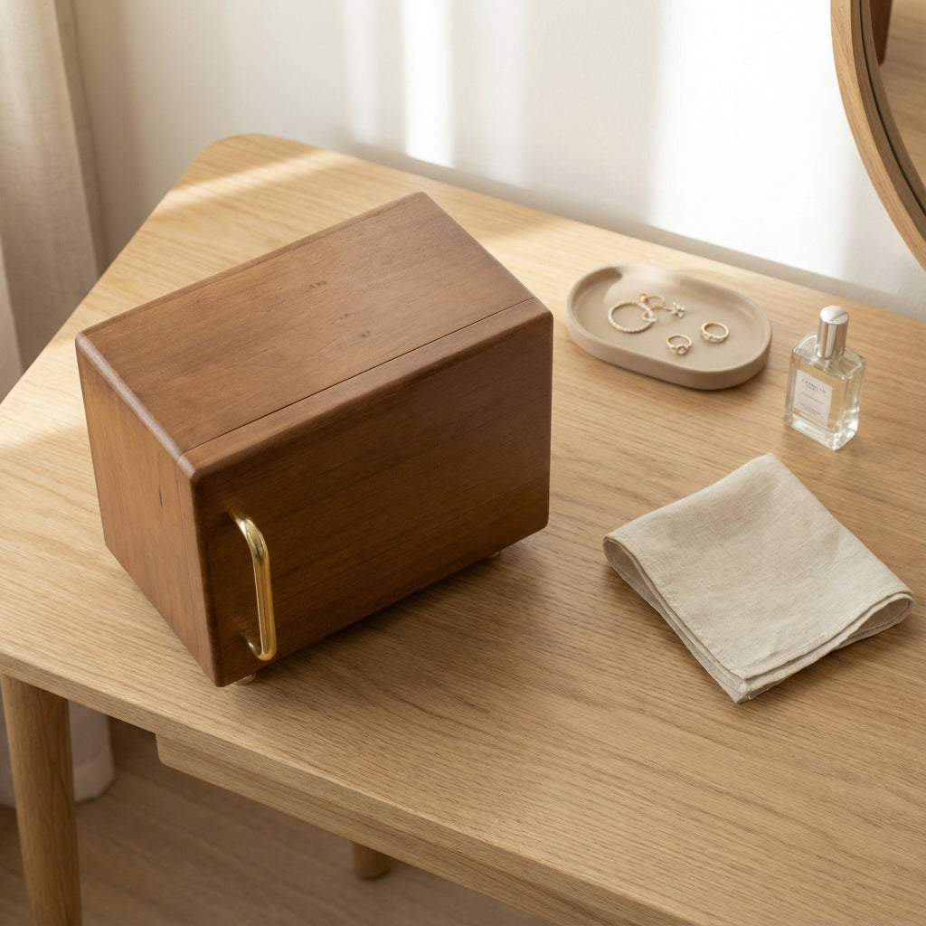 Mini cofre organizador de joyas con múltiples cajones Emporia 4 