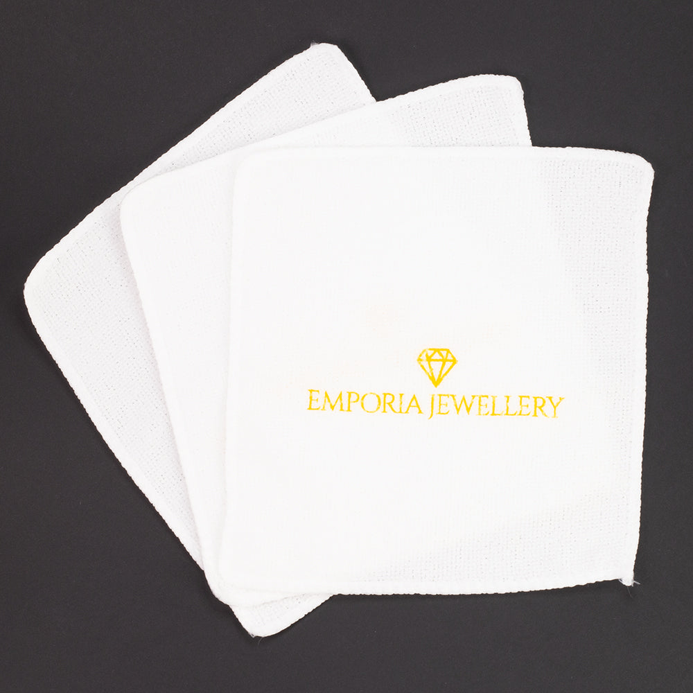 Set de 3 toallitas para limpiar las joyas EMPORIA con tecnología nano clear 7 
