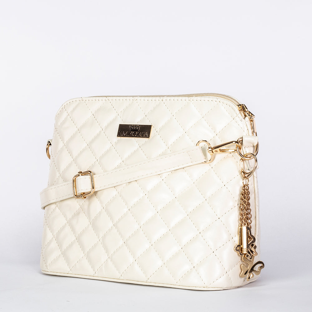 Colección de verano 2024 Emporia "Dicha brillante", set de bolsos de 5 piezas; blanco