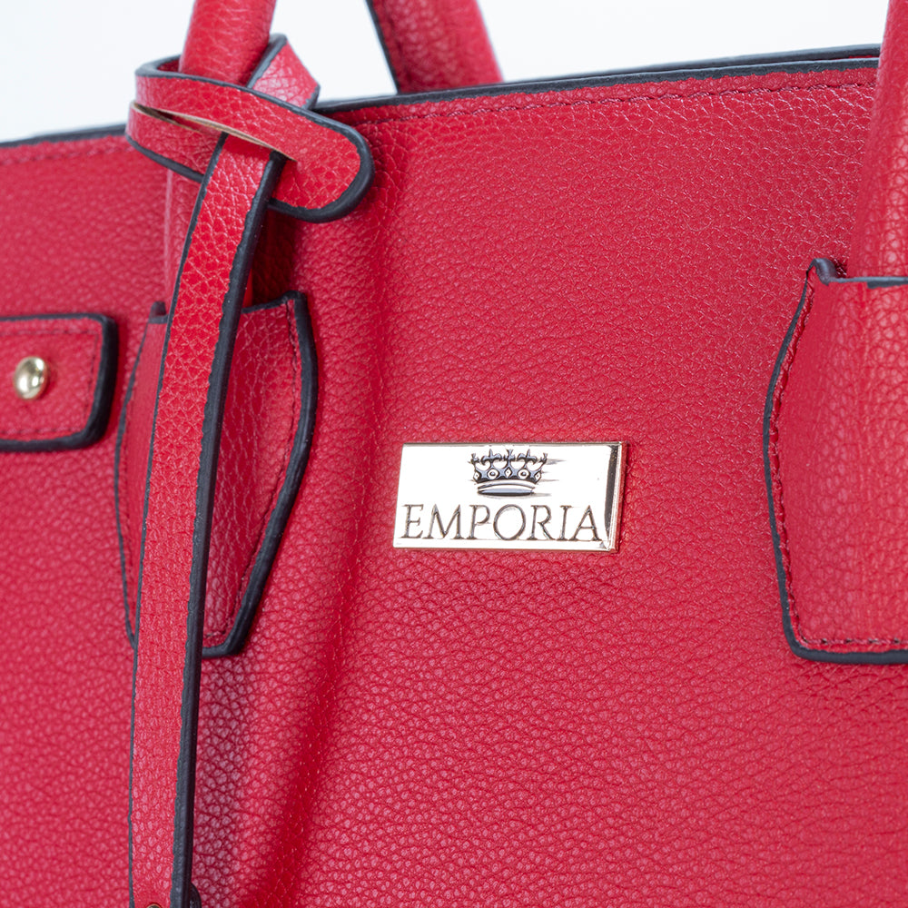 Colección Emporia de primavera 2025 - " Amanacer escarlata", Set de 3 bolsos; rojo