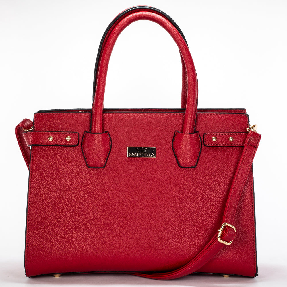 Colección Emporia de primavera 2025 - " Amanacer escarlata", Set de 3 bolsos; rojo 17 