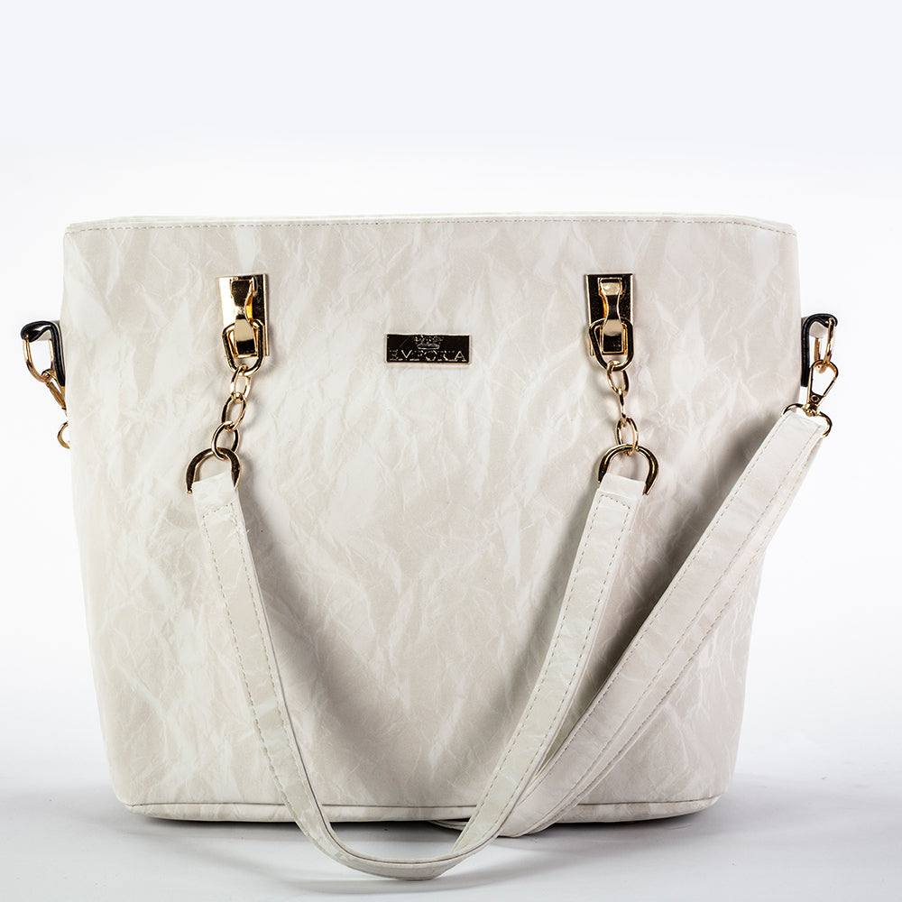 Colección Emporia de primavera 2025 - "Luna de marfil", Set de 6 bolsos: blanco