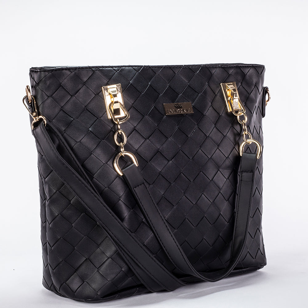Colección Emporia de primavera 2025 - " Eclipse de ónix",Set de 6 bolsos; negro