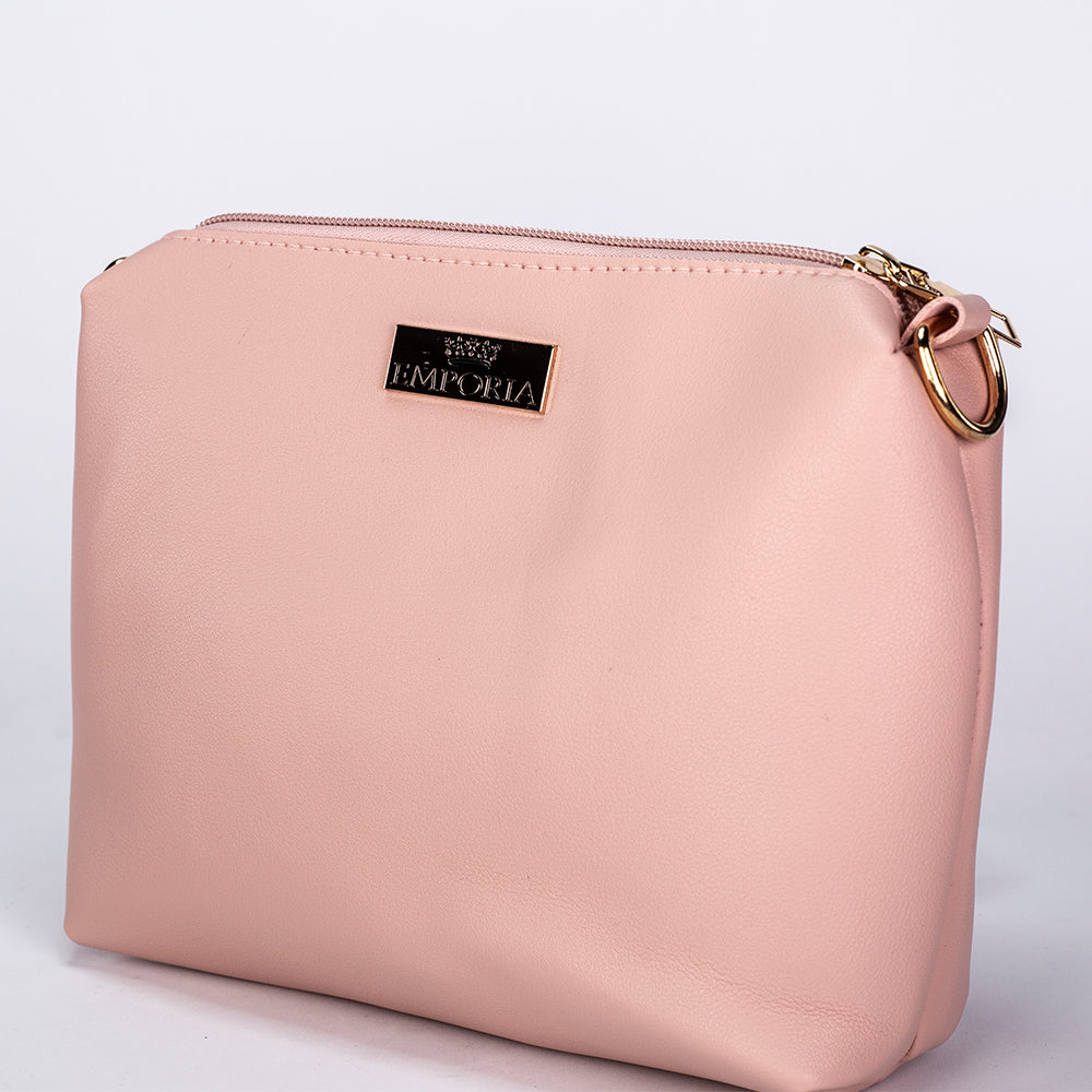 Colección Emporia de primavera 2025 - "Floración de cerezos". Set de 3 bolsos; rosa