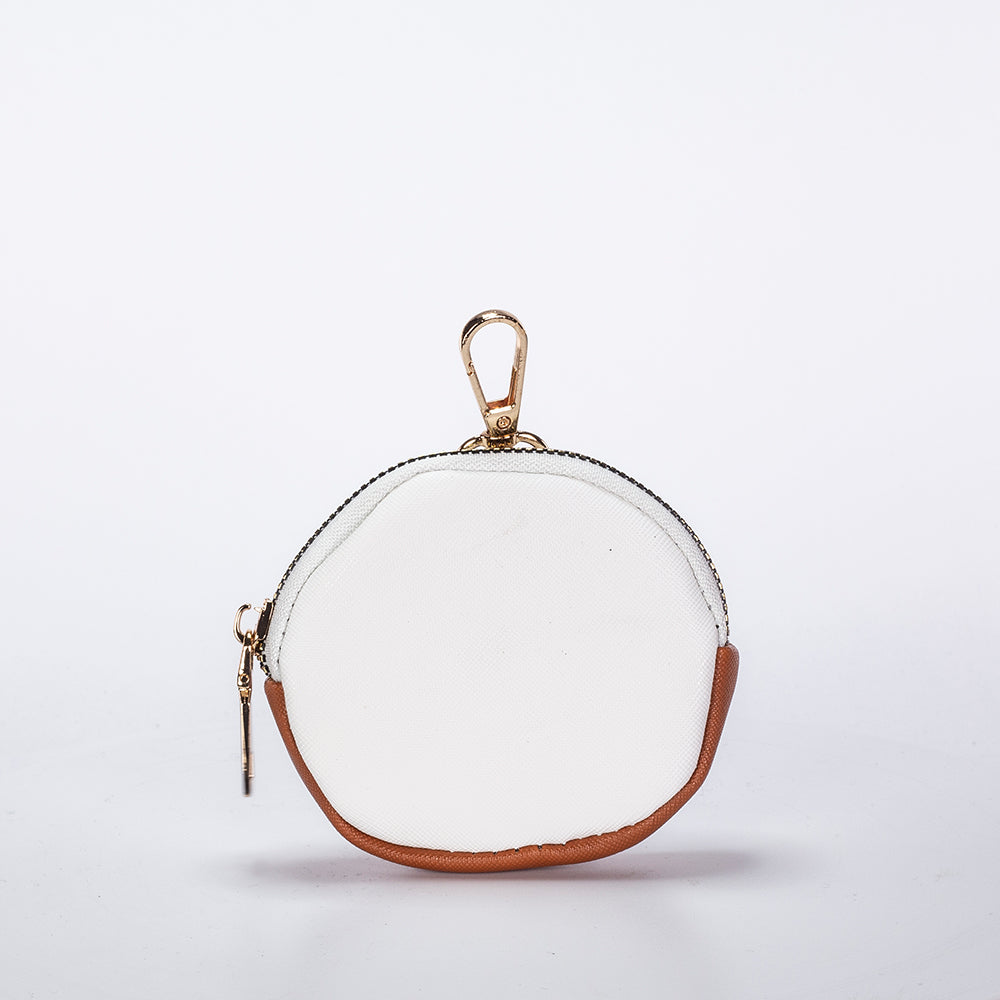Colección Emporia de primavera 2025- " Luz de Luna moca", Set de 4 bolsos; blanco
