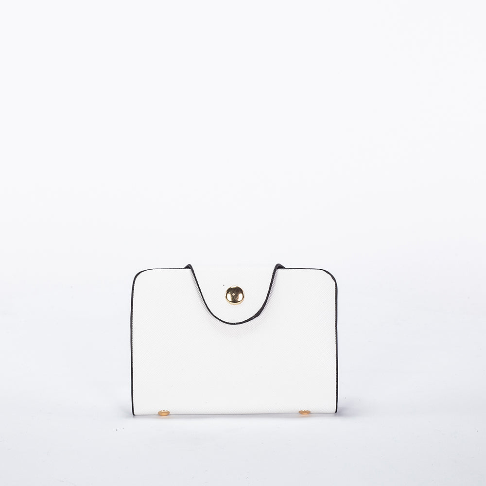 Colección Emporia de primavera 2025- " Luz de Luna moca", Set de 4 bolsos; blanco