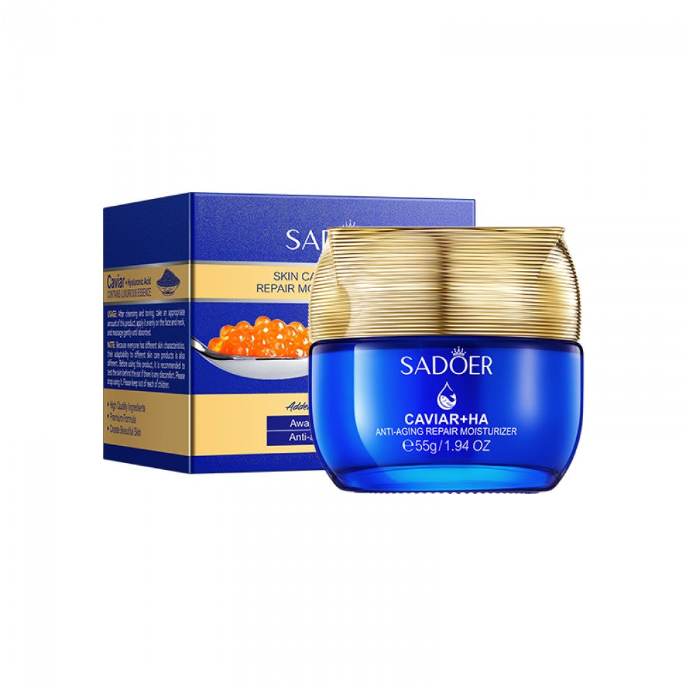 SADOER Caviar Hyaluronic Acid AntiAging Repair Moisturizing Cream 55g