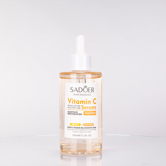 SADOER Sérum Facial Hidratante y Unificador del Tono de la Piel con Vitamina C
